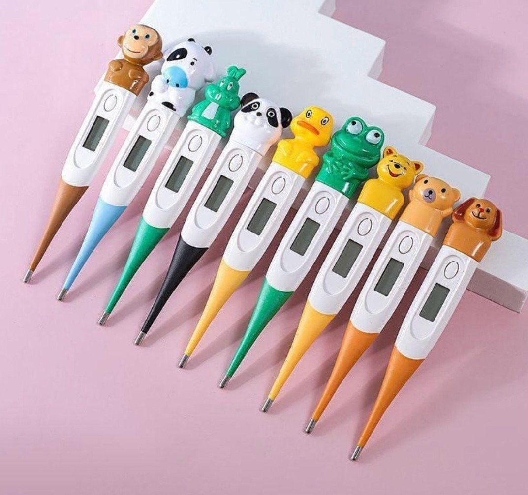 SET 4 TERMOMETROS DIGITAL LCD DIBUJOS BEBES HOGAR LAU - 6