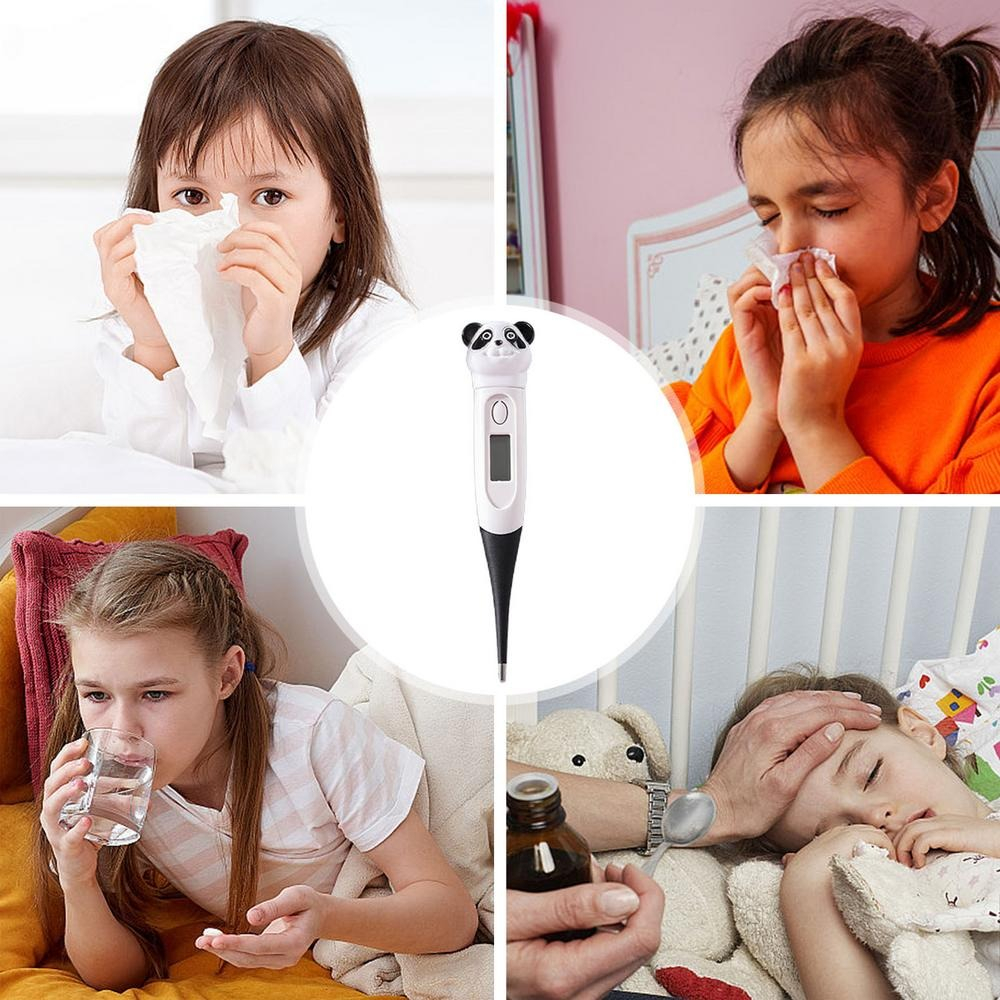 SET 4 TERMOMETROS DIGITAL LCD DIBUJOS BEBES HOGAR LAU - 8