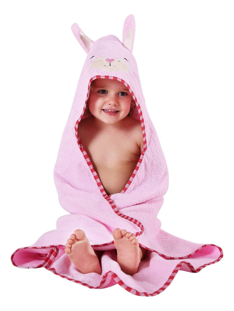 TOALLAS CAPUCHA DIVERTIDAS PELUCHE ANIMALES BEBES LAU - 1
