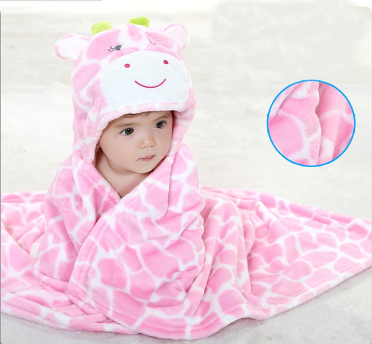 TOALLAS CAPUCHA DIVERTIDAS PELUCHE ANIMALES BEBES LAU - 4