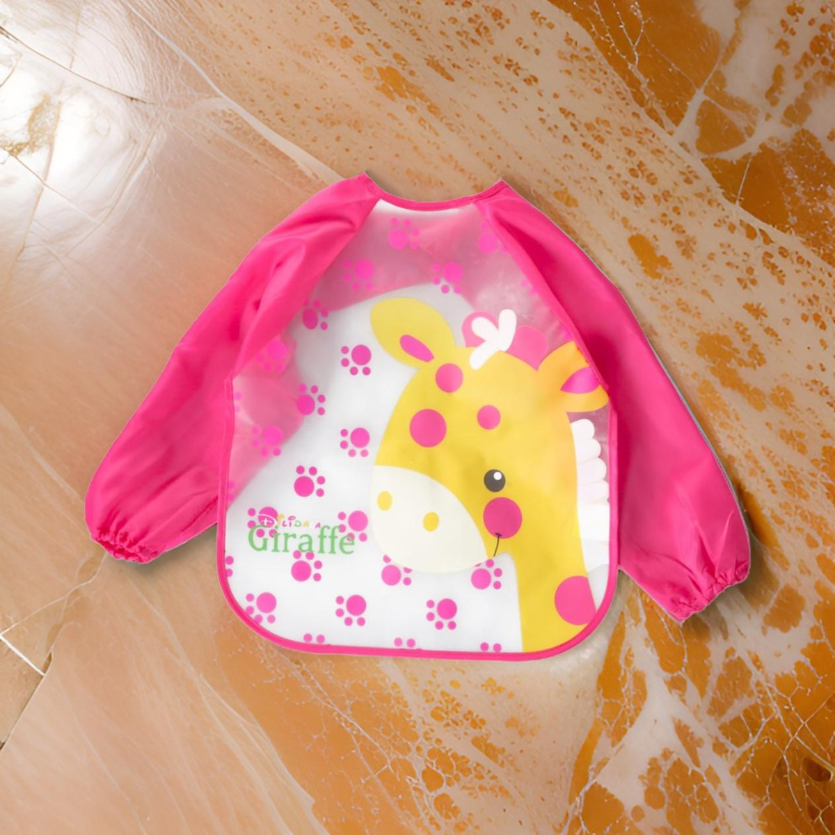 SET 5 BABERO IMPERMEABLE MANGA LARGA PINTURA COCINA NIÑO LAU - 6