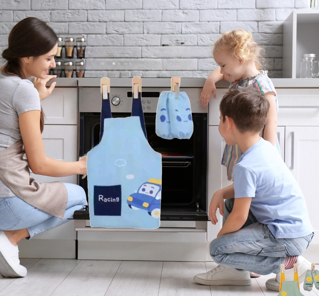 SET 2 DELANTAL IMPERMEABLE DISEÑO VARIOS JARDIN COCINA LAU - 4
