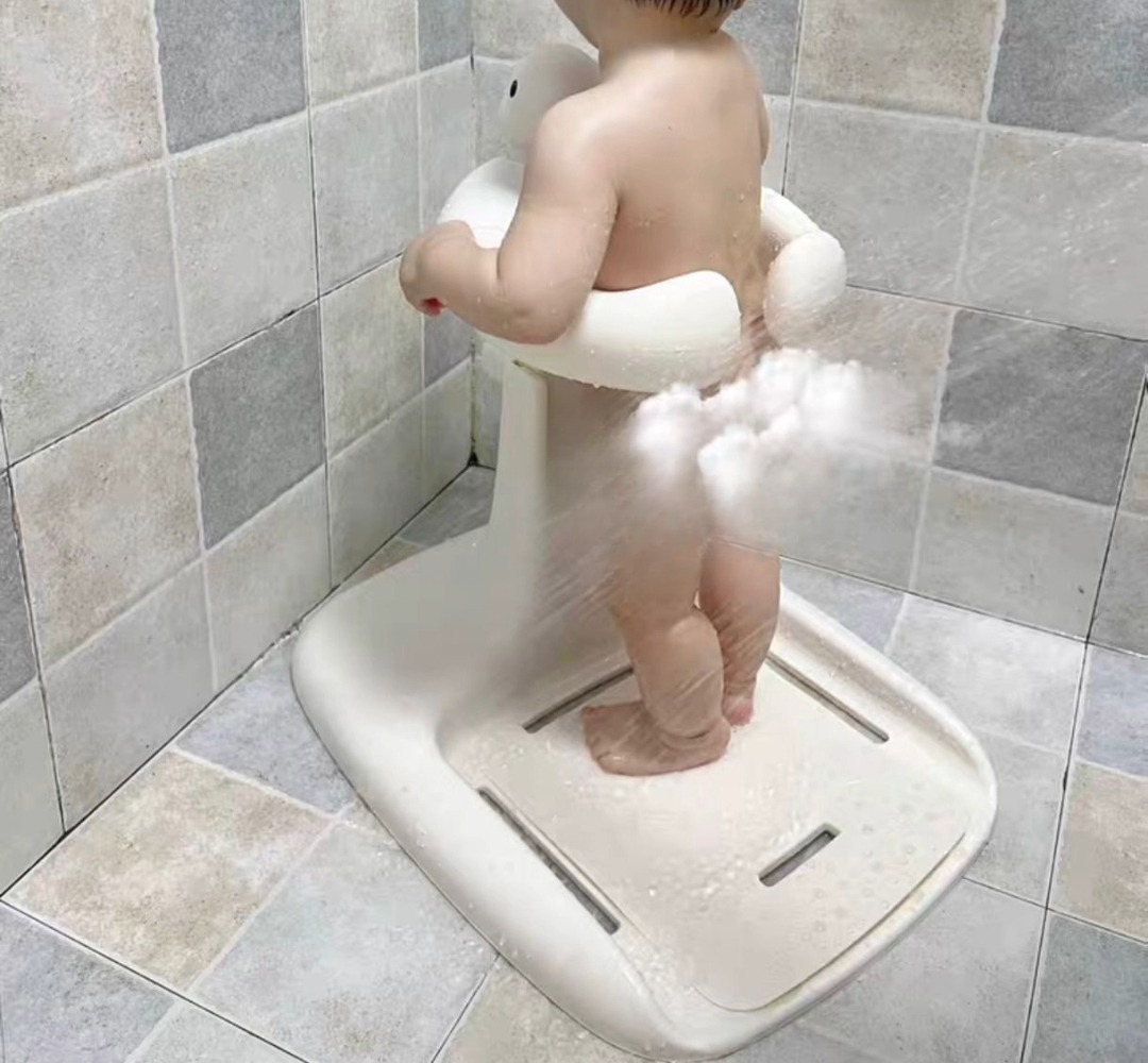 SILLA SOPORTE DUCHA TORRE AJUSTABLE PATO NIÑOS PEQUEÑOS LAU - 10