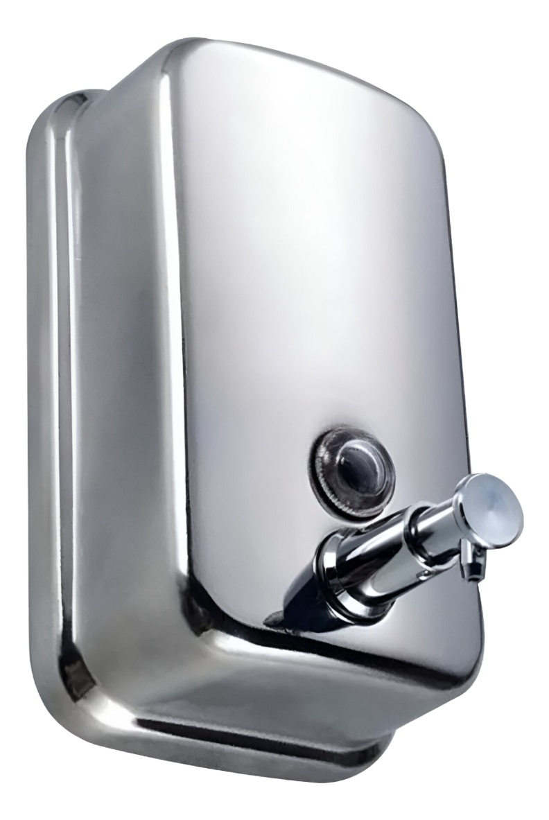 DISPENSADOR JABÓN PARED MODERNO 500ML BAÑO COCINA JHN - 1