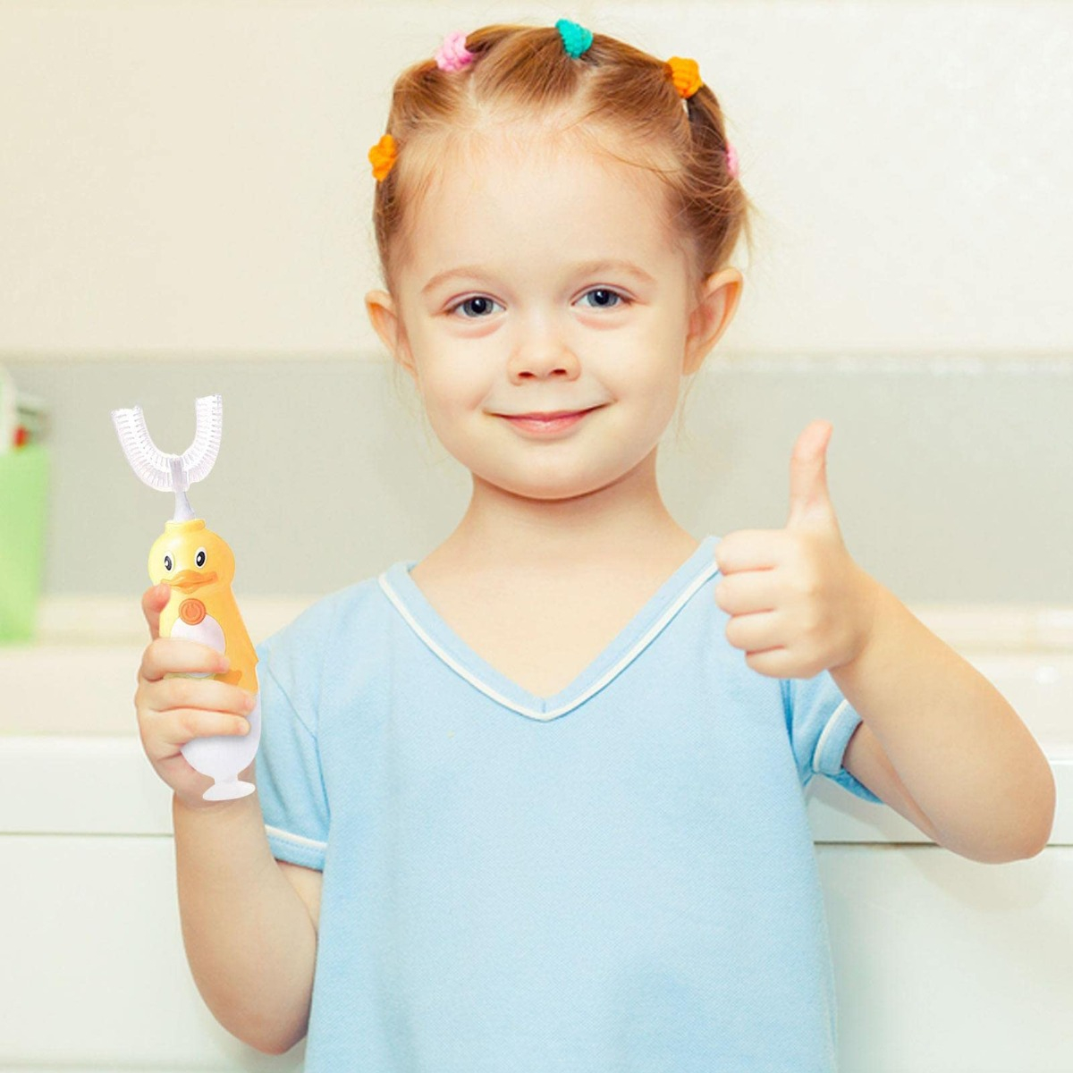 CEPILLOS DIENTES FORMA U SILICONA RESISTENTE NIÑOS LAU - 4