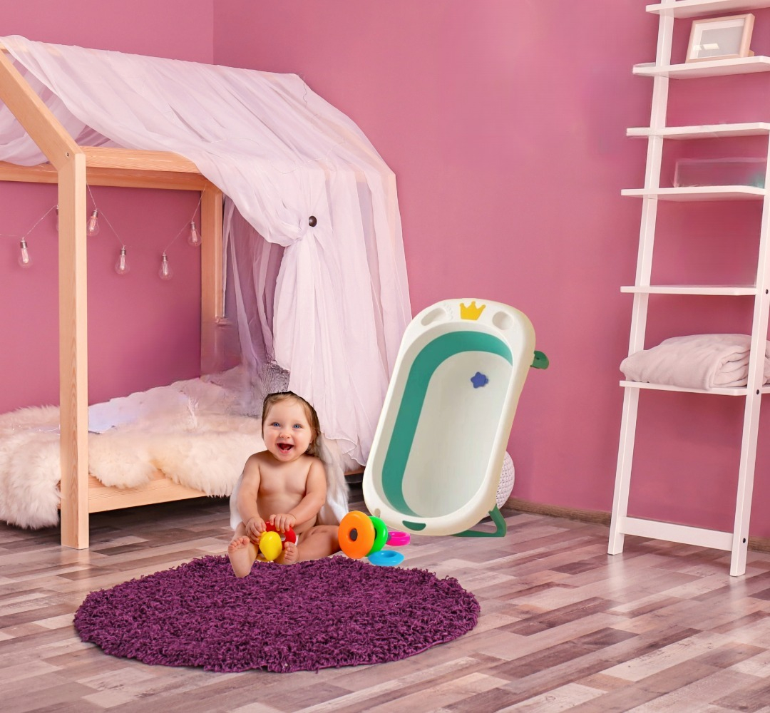BAÑERA PLEGABLE PORTATIL CONTROL TEMPERATURA BEBES LAU - 10