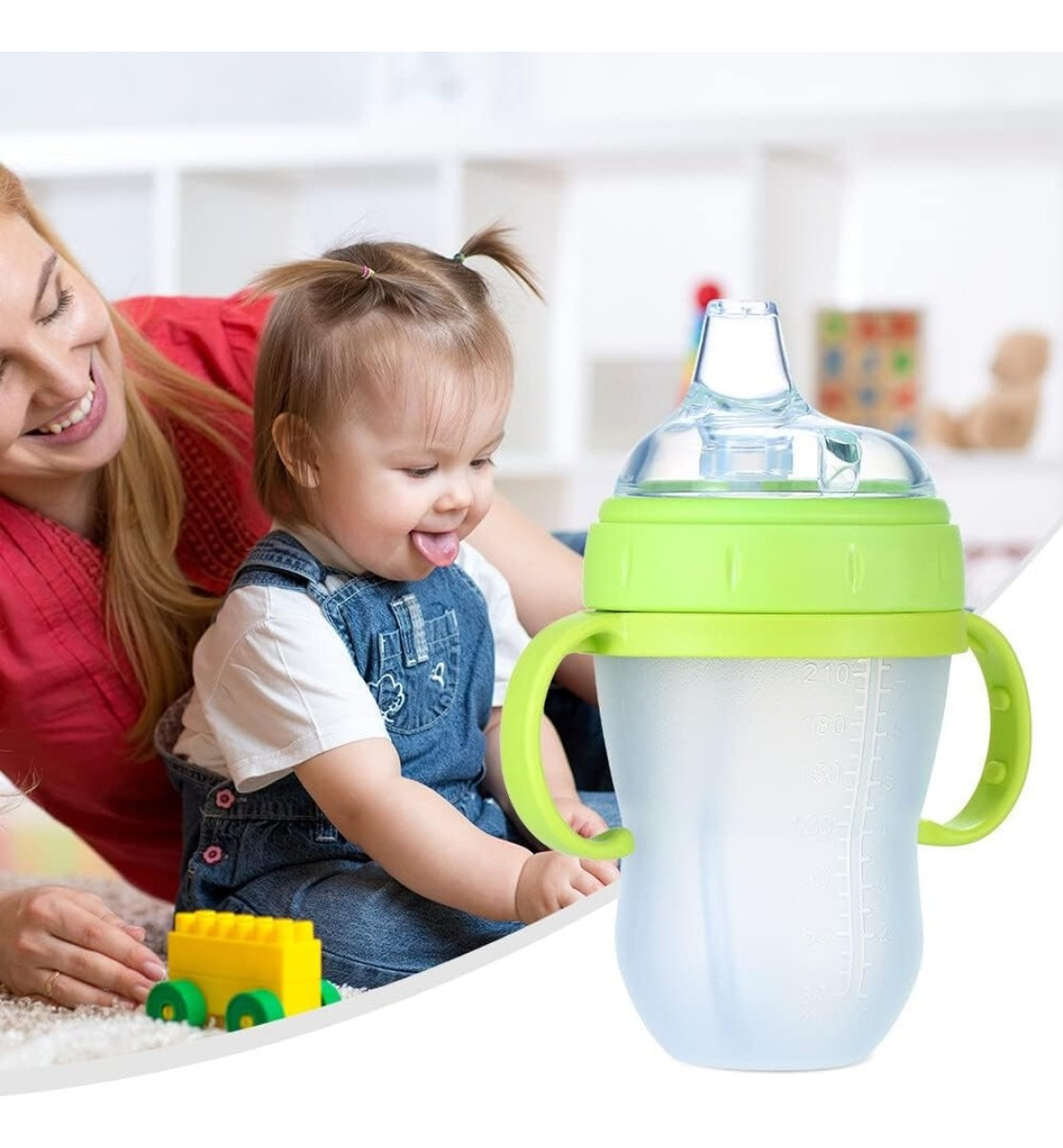 BIBERON ALIMENTACION SILICONA LACTANCIA SUAVE BEBES LAU - 9