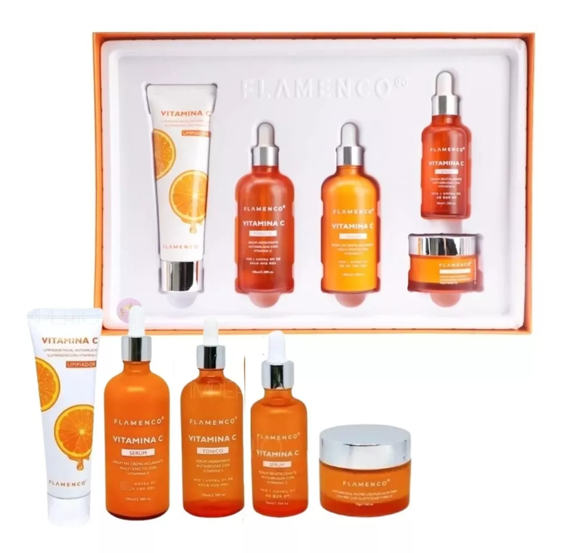 KIT SKINCARE FACIAL HIDRATANTE ANTIOXIDANTE VIT C PIEL SECA - 1