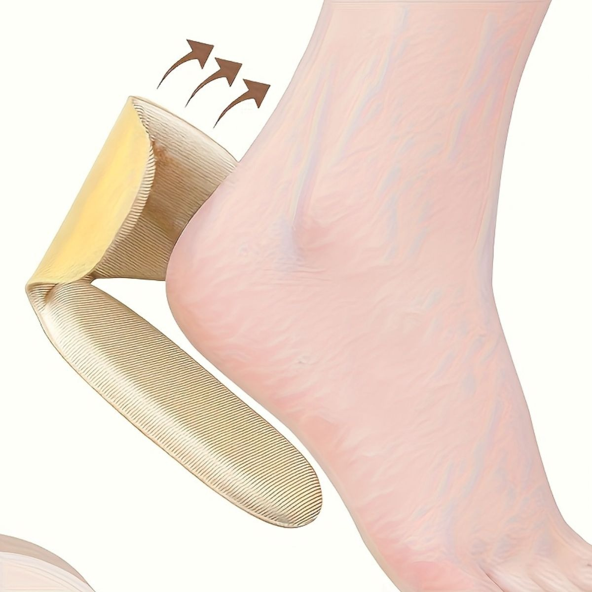 PLANTILLA SILICONA TALÓN PIES ANTIDESLIZANTE 7 PACK JHN - 3