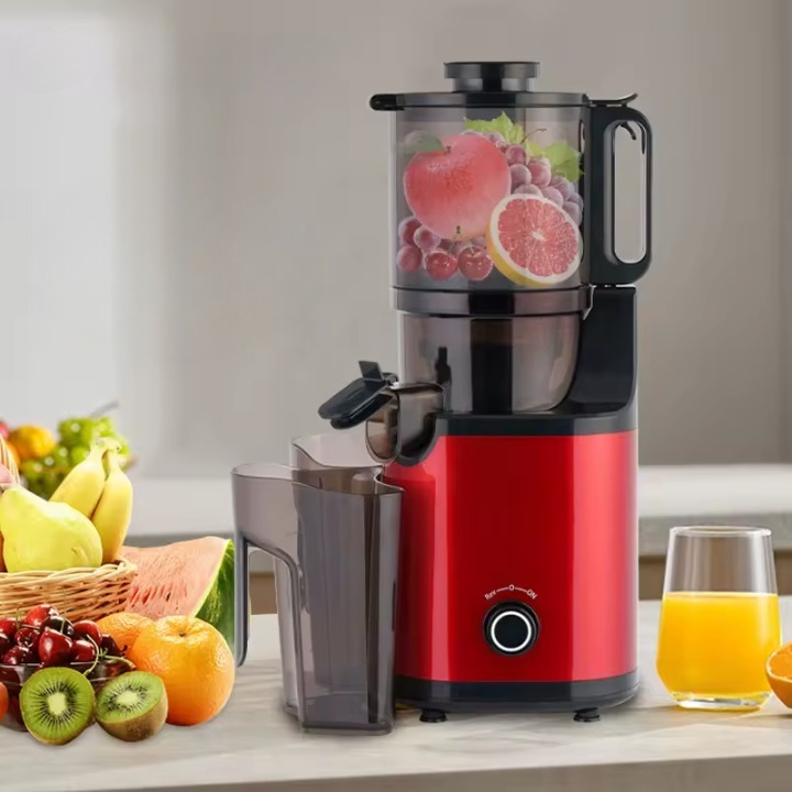 EXTRACTOR ZUMOS VERDURAS LICUADORA PRENSADO FRÍO TOLVA JHN - 5