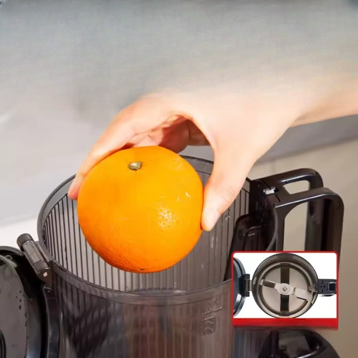 EXTRACTOR ZUMOS VERDURAS LICUADORA PRENSADO FRÍO TOLVA JHN - 6