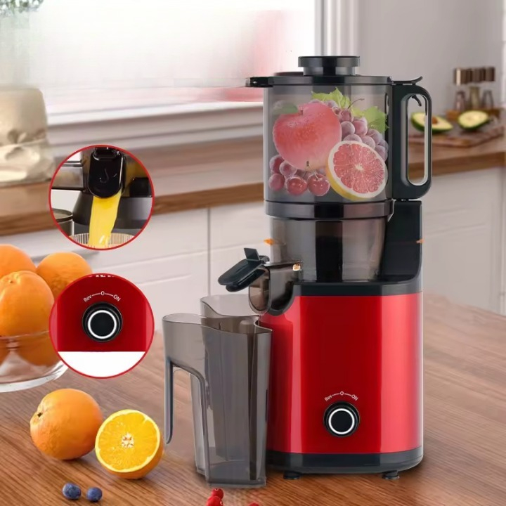 EXTRACTOR ZUMOS VERDURAS LICUADORA PRENSADO FRÍO TOLVA JHN - 9