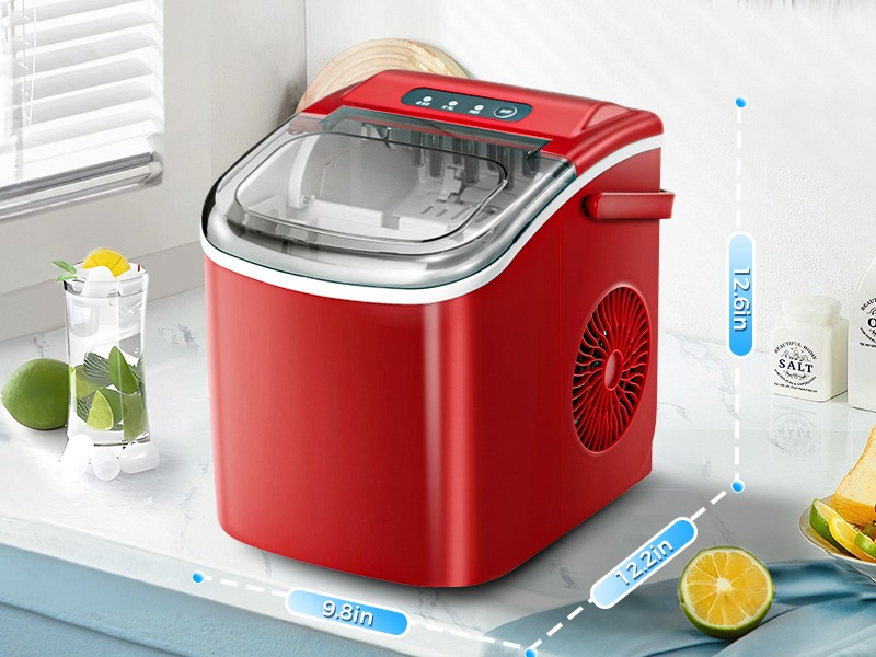 MÁQUINA PORTÁTIL HIELO COMPACTA ENCIMERAS MODERNA JHN - 10