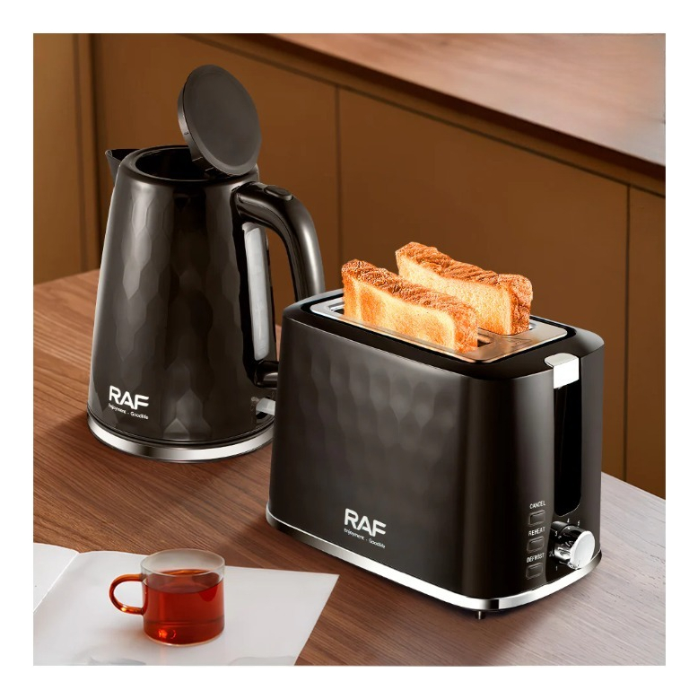 SET HERVIDOR ELÉCTRICO TOSTADORA EFICIENCIA ELEGANCIA JHN - 3