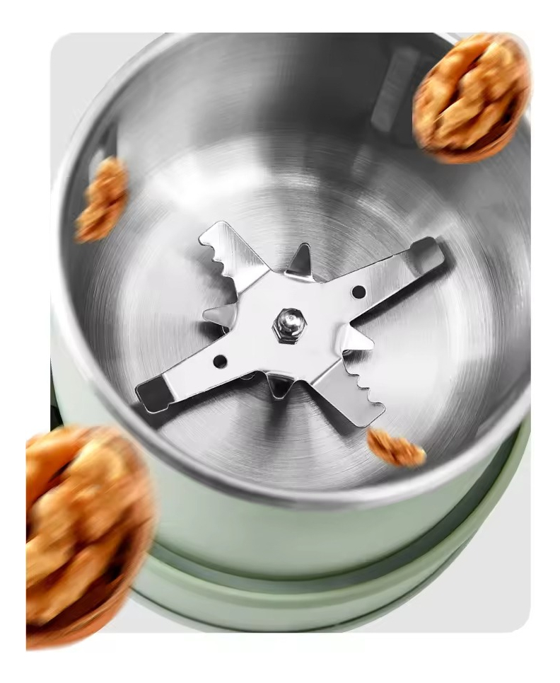 PROCESADOR ALIMENTOS MOLINO PORTÁTIL FRUTOS SECOS JHN - 6