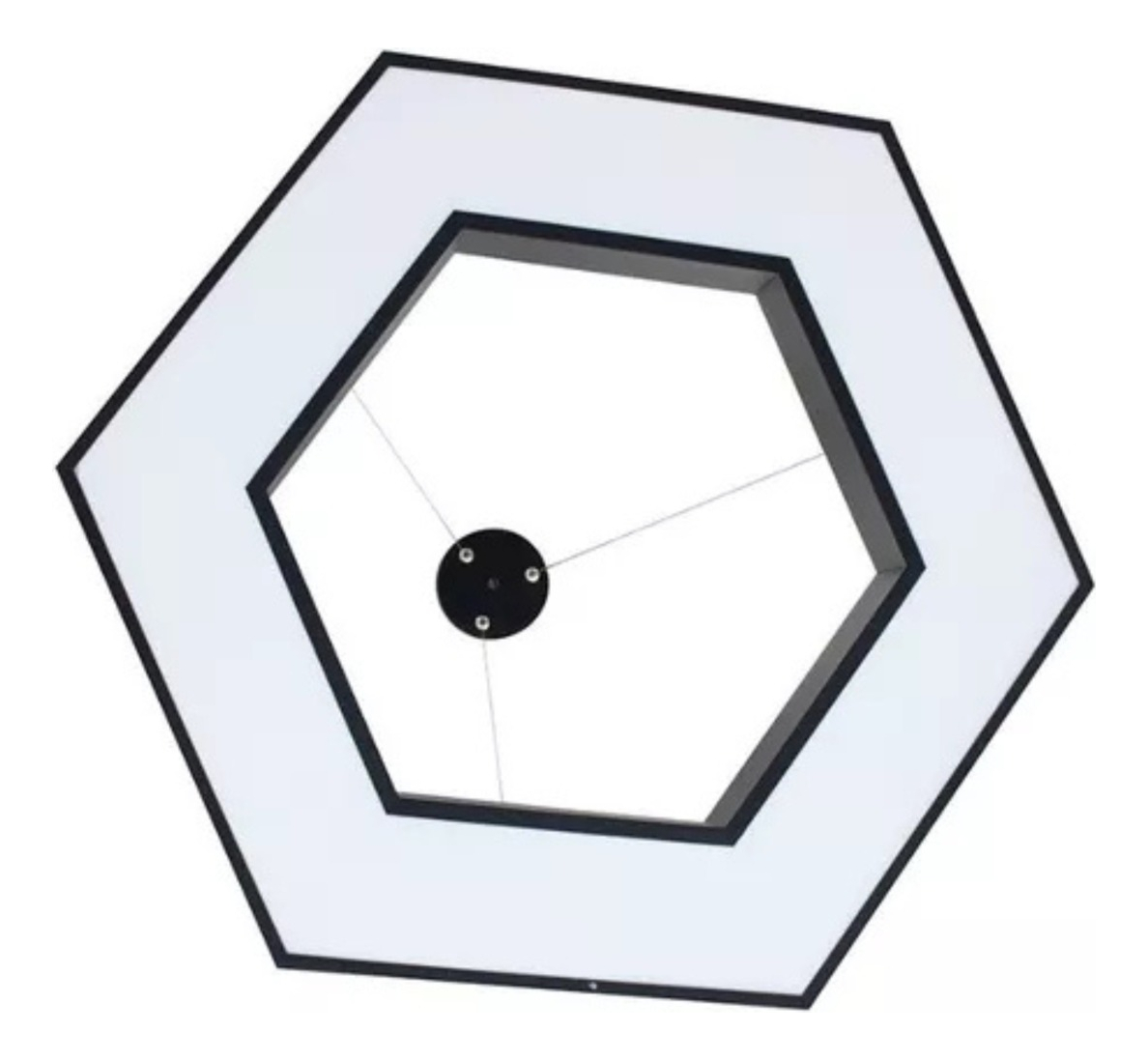 LAMPARA COLGANTE HEXAGONAL LED MINIMALISTA HOGAR SALA LAU - 3