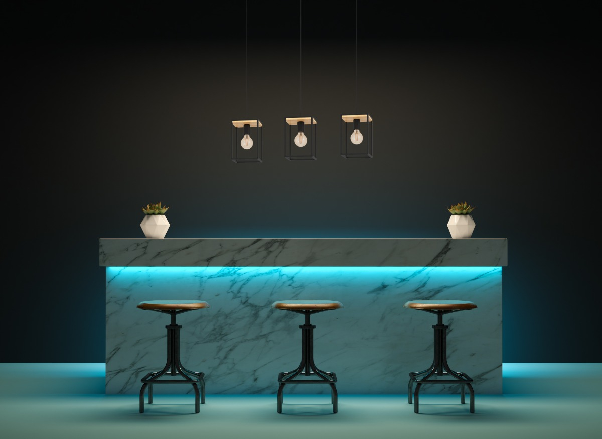 LAMPARA COLGANTE INDUSTRIAL 3 LUCES MARCO METAL MADERA LAU - 4