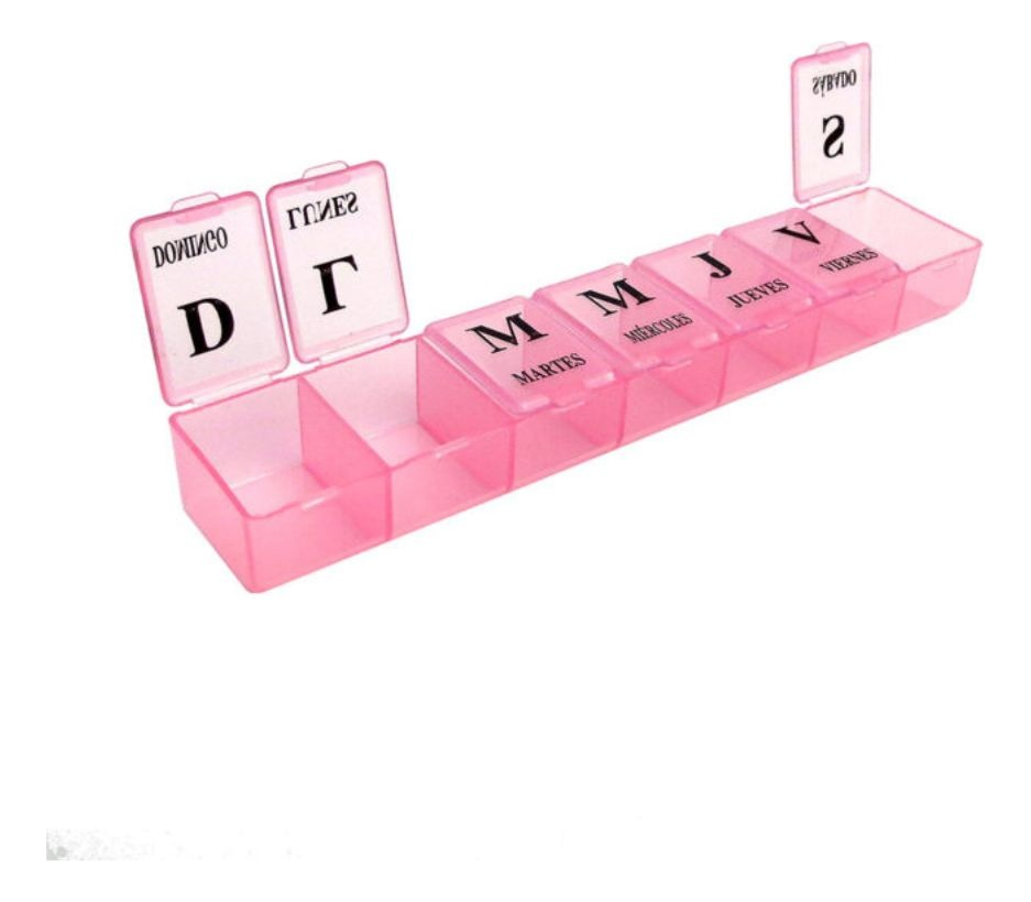 SET 7 PASTILLERO SEMANAL DIARIO COMPRIMIDOS PRACTICO LAU - 1