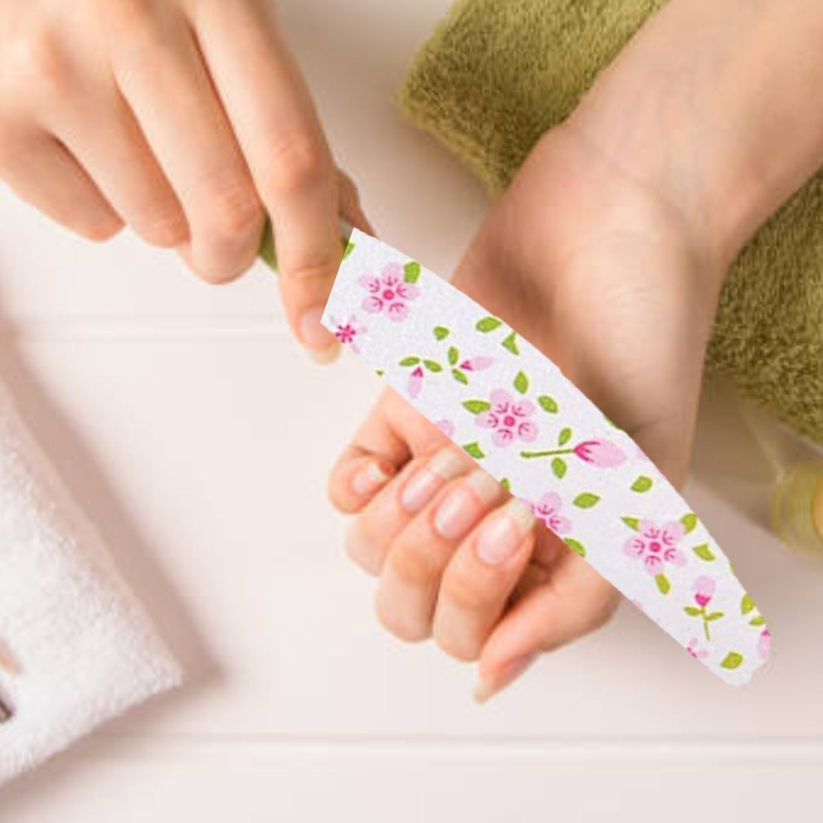 SET 8 LIMAS DE UÑAS MULTIGRANO MANICURE PEDICURE SPA LAU - 2