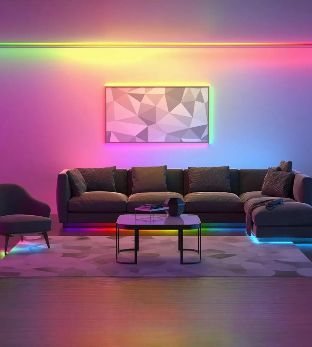 TIRA CINTA NEON FLEX LUZ LED DECORATIVA RGB 10M JHN - 2