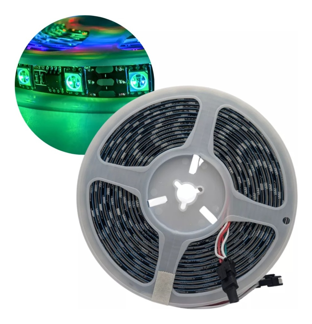 CINTA DECORACTIVA LED RGB ILUMINACIÓN 5M WIRELESS JHN - 1