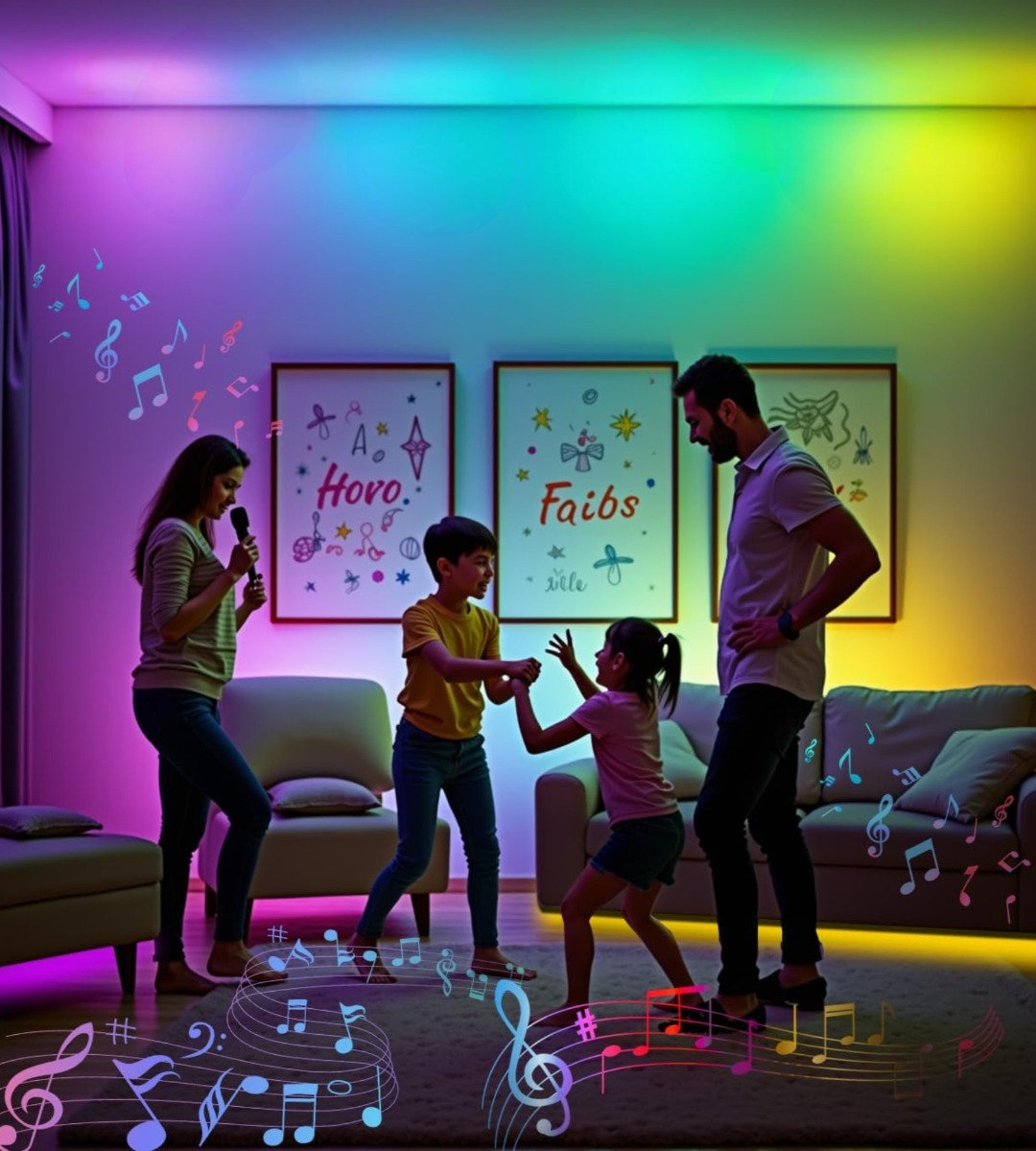 CINTA DECORACTIVA LED RGB ILUMINACIÓN 5M WIRELESS JHN - 8