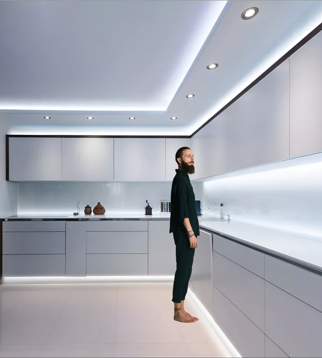CINTA DE LUCES LED DE COLOR BLANCO DECORATIVA JHN - 5