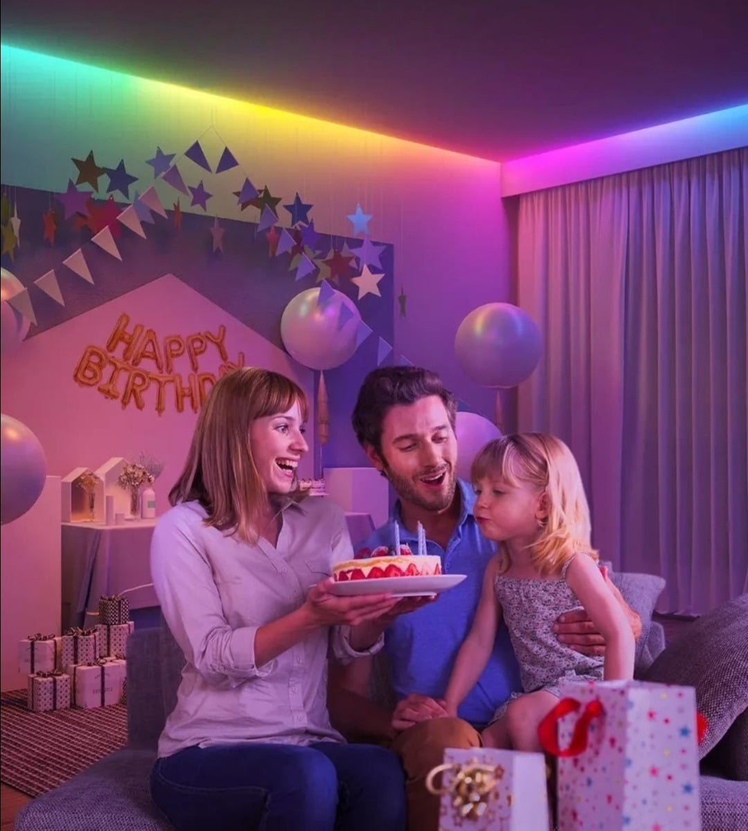 CINTA DE LUCES LED RGB ILUMINACIÓN DECORATIVA 24V 10M JHN - 5