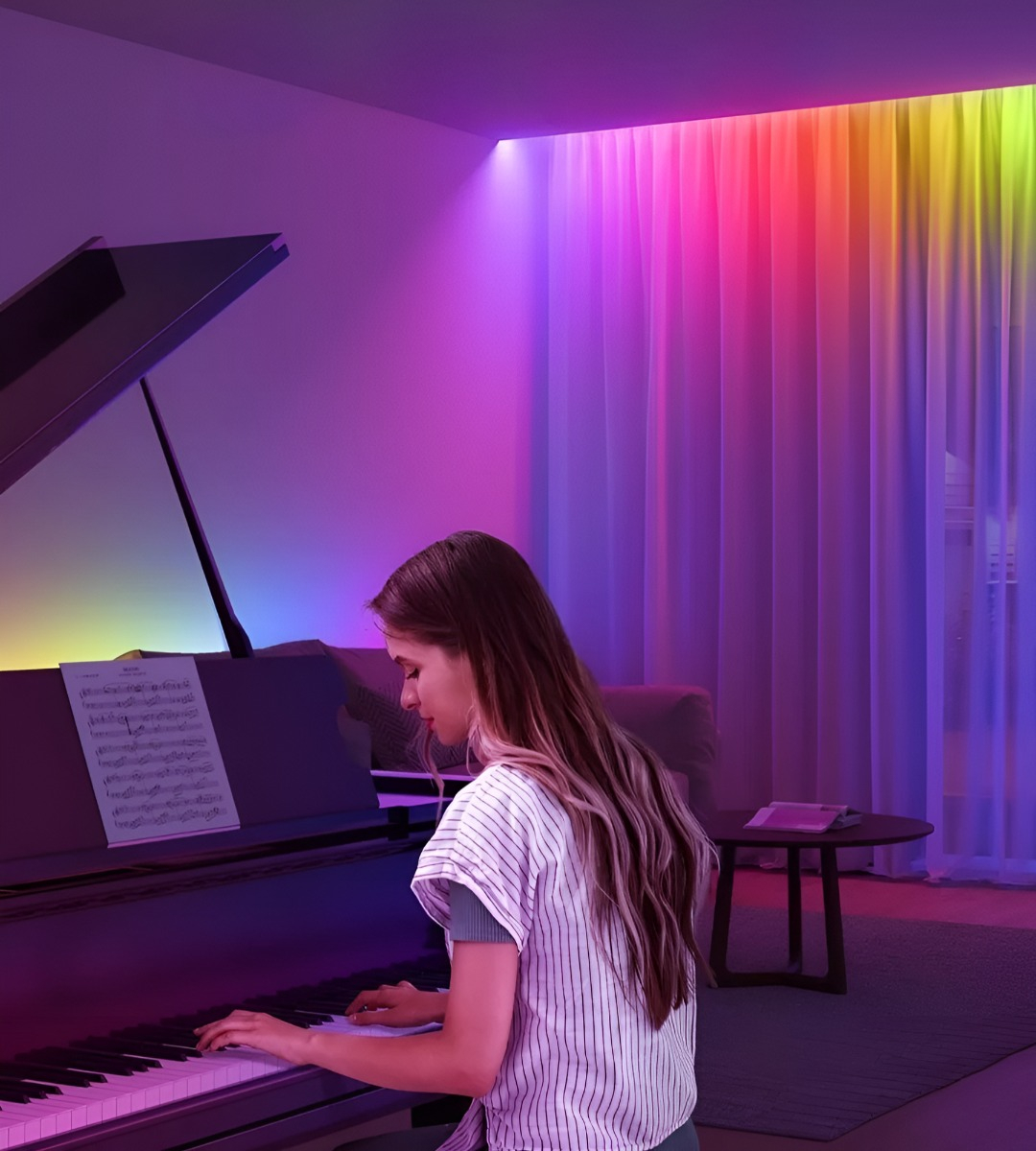 CINTA DE LUCES LED RGB ILUMINACIÓN DECORATIVA 24V 10M JHN - 7