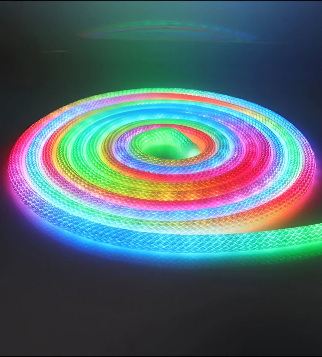 LUCES LED CUERDA TEJIDO RETICULADO LUMINOSO NEON 5M JHN - 7