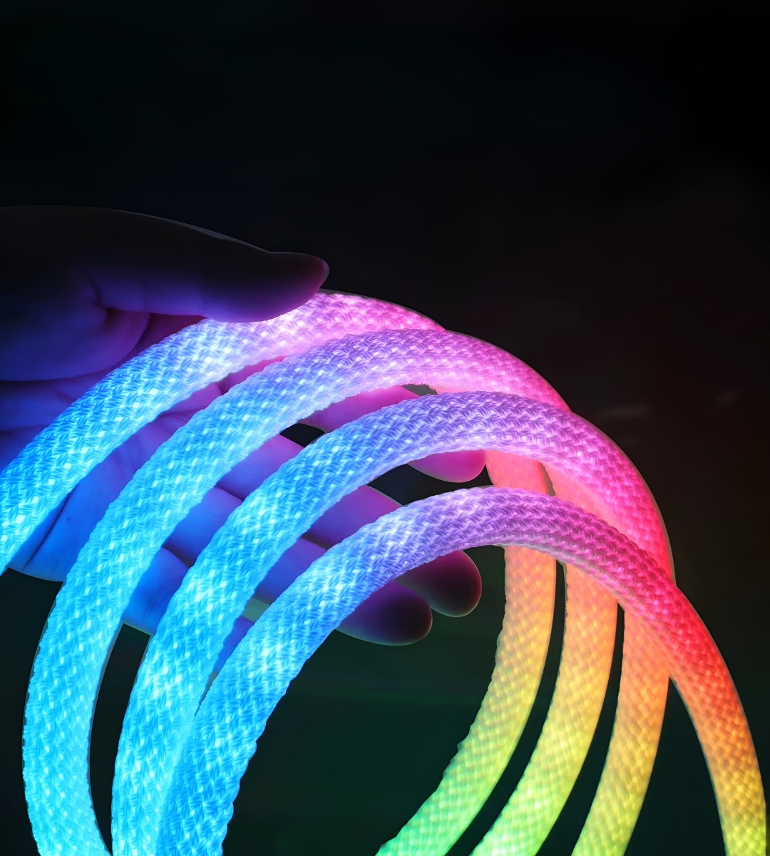 LUCES LED CUERDA TEJIDO RETICULADO LUMINOSO NEON 5M JHN - 8