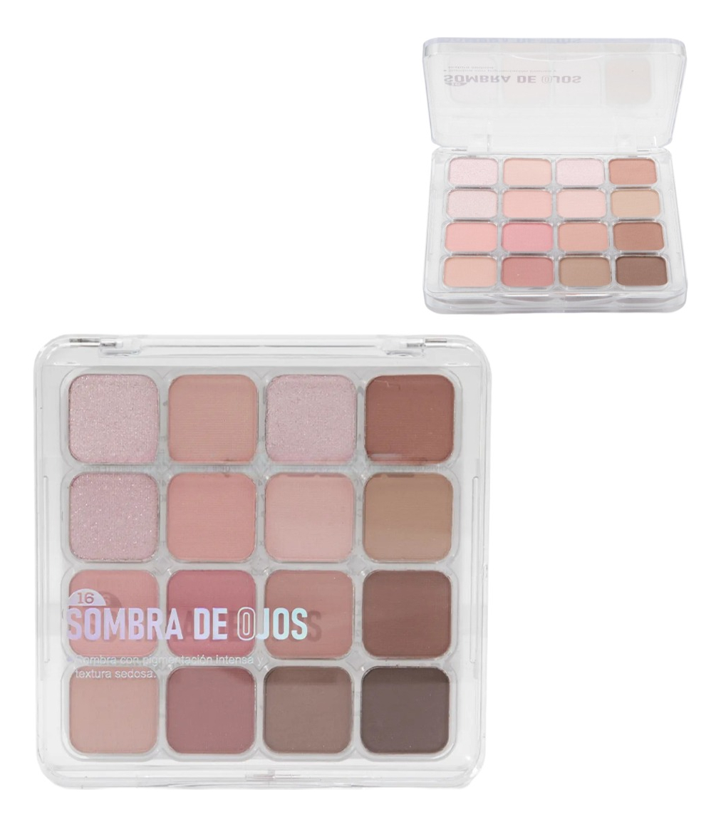 SOMBRA DE OJOS PALETA MULTIFUNCIONAL POLVO JHN - 1