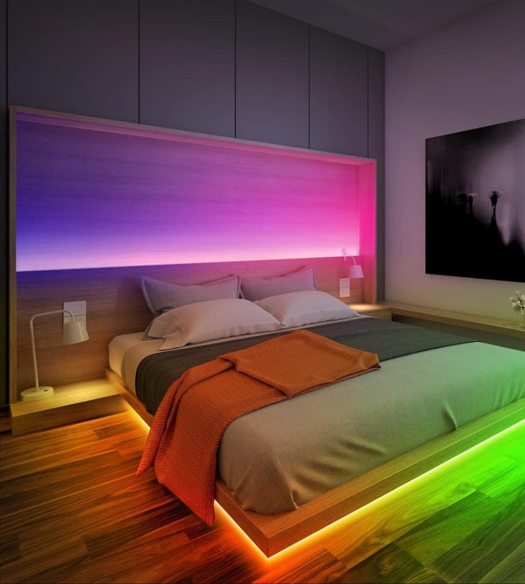 TIRA CINTA NEON FLEX LUZ LED DECORATIVA RGB 5M JHN - 10