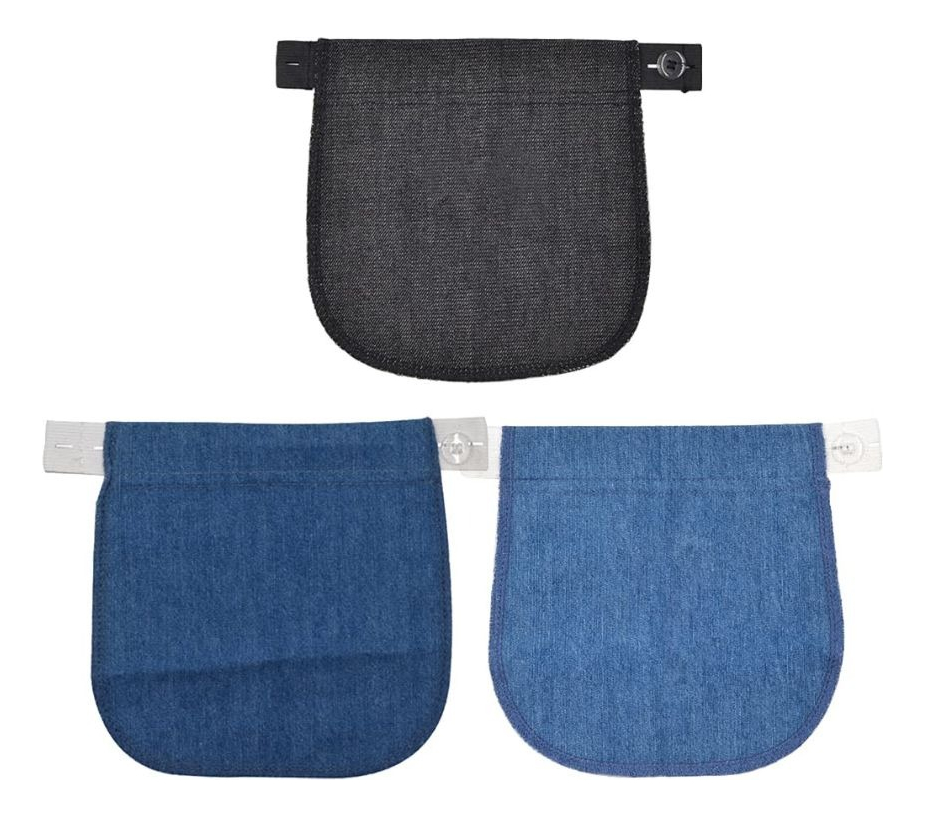 SET 5 EXTENSORES DE PANTALON EMBARAZADAS MATERNIDAD BEBE LAU - 2