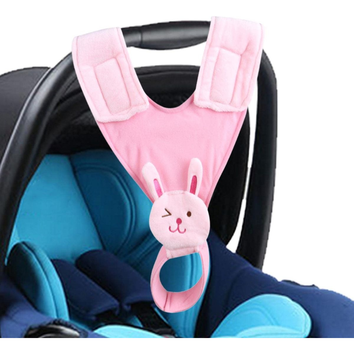 SET 2 SOPORTE MAMADERA BIBERON CORREA AJUSTABLE BEBE LAU - 9