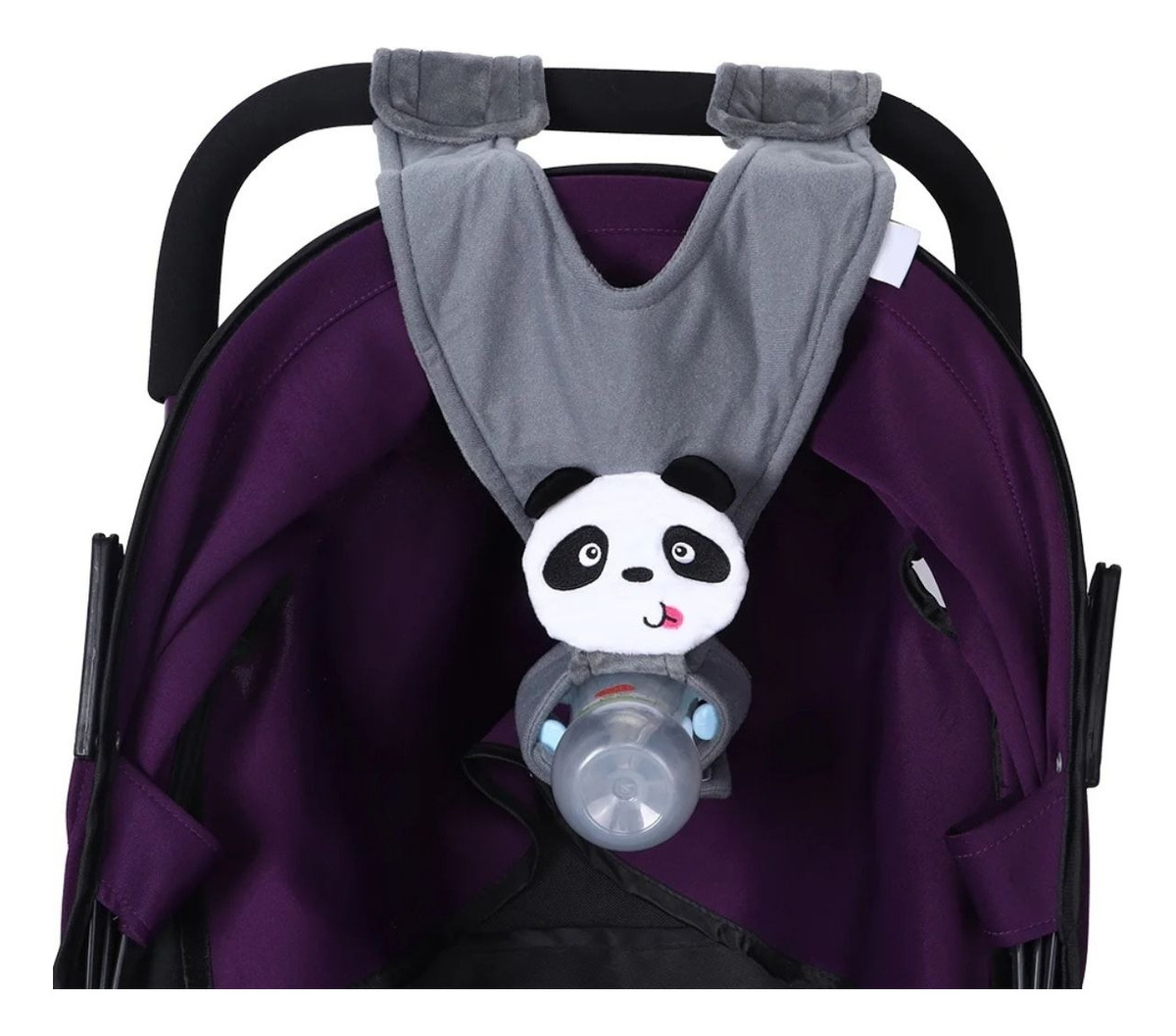 SET 2 SOPORTE MAMADERA BIBERON CORREA AJUSTABLE BEBE LAU - 10