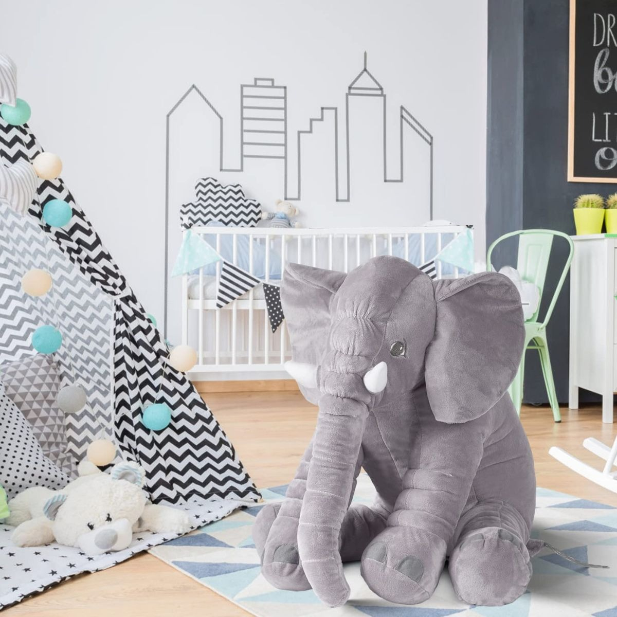 PELUCHE DE ELEFANTE SUAVE TIERNO REGALO NIÑOS NIÑAS LAU - 9
