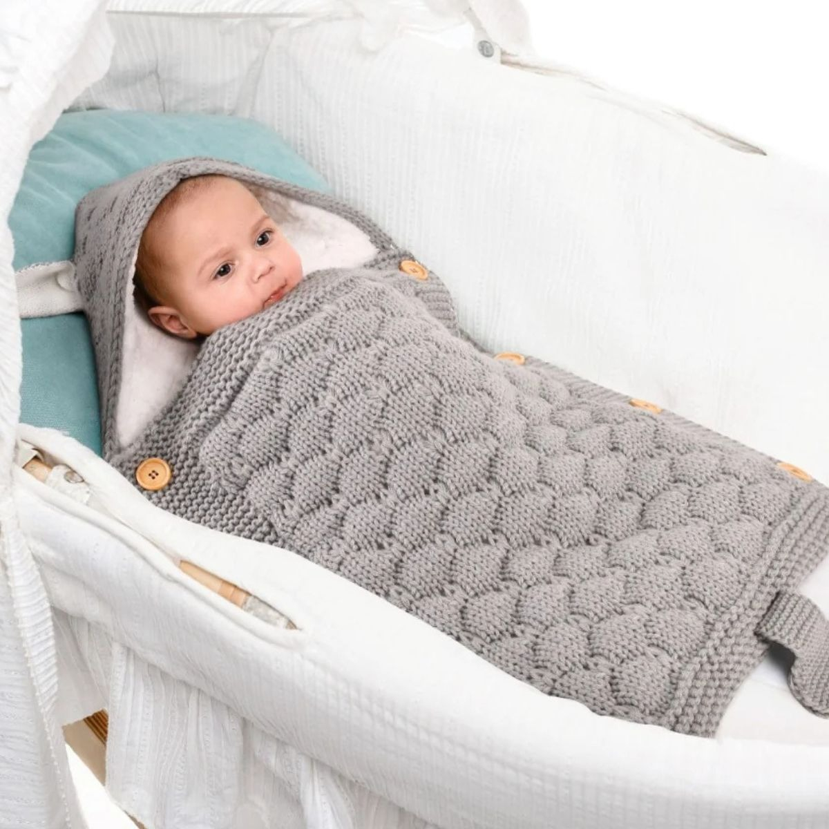 MANTA UNISEX APEGO FORRO POLAR ABRIGAR IDEAL BEBES LAU - 4