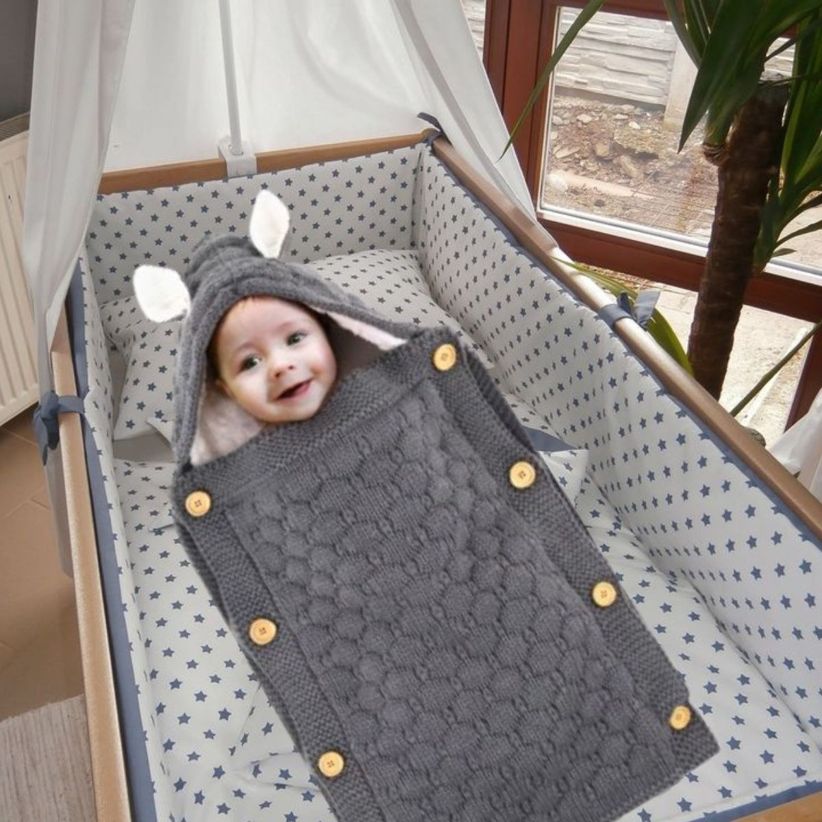 MANTA UNISEX APEGO FORRO POLAR ABRIGAR IDEAL BEBES LAU - 9