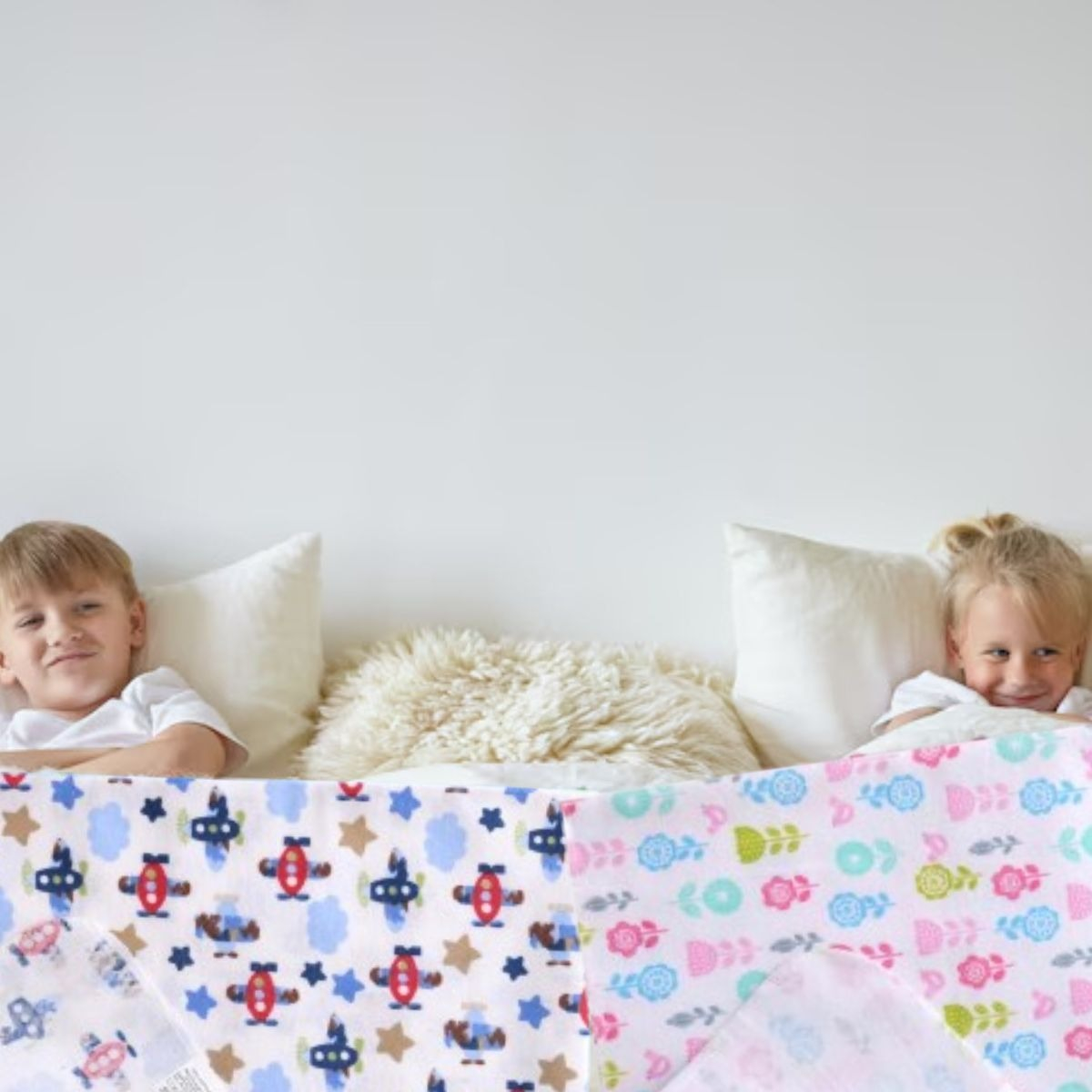 SET DE 4 MANTAS APEGO SUAVES COMODAS PARA BEBE LAU - 10