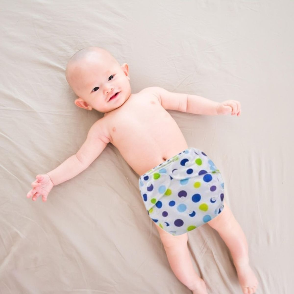SET 3 PAÑALES REUTILIZABLE LAVABLE ECOLOGICO BEBE LAU - 2