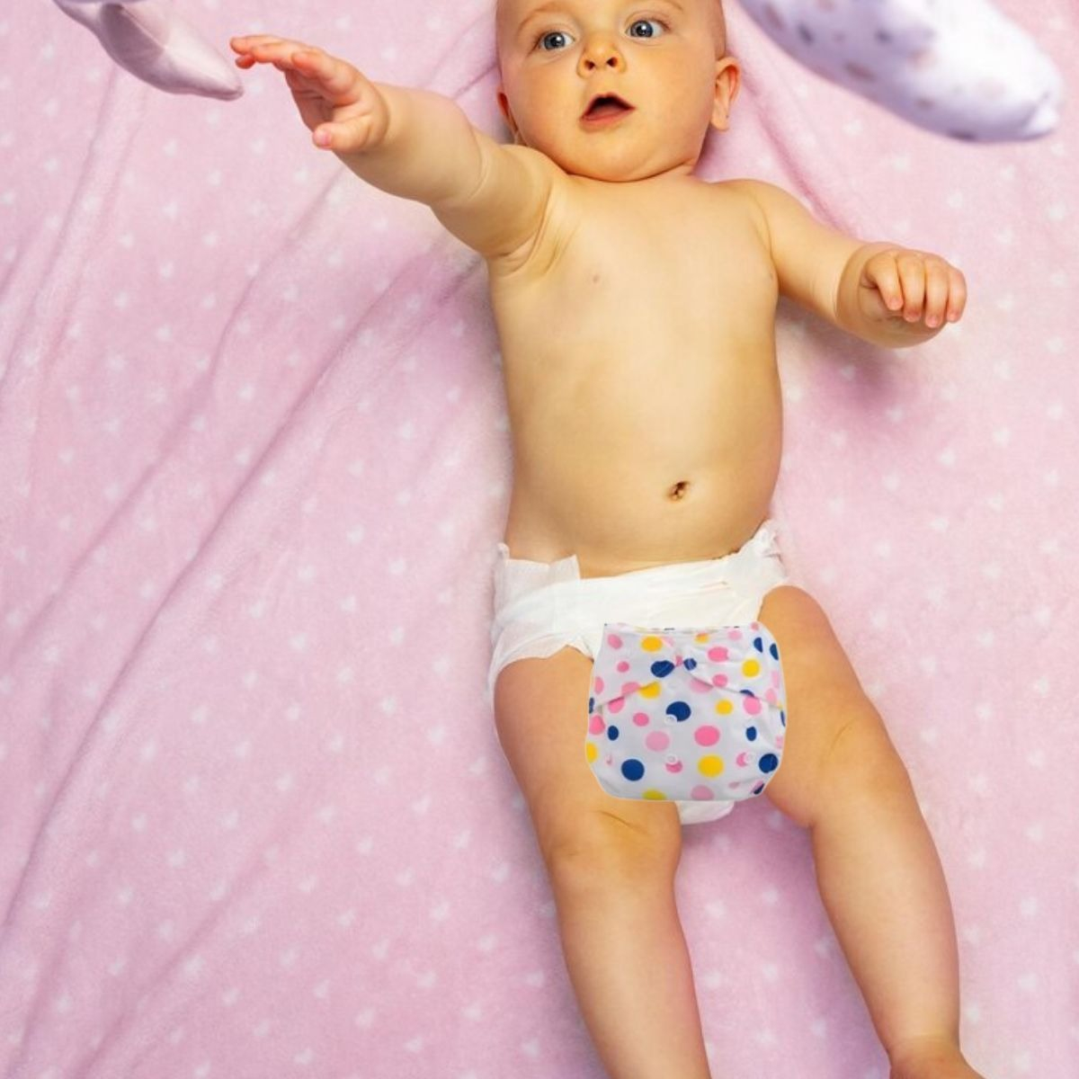 SET 3 PAÑALES REUTILIZABLE LAVABLE ECOLOGICO BEBE LAU - 5