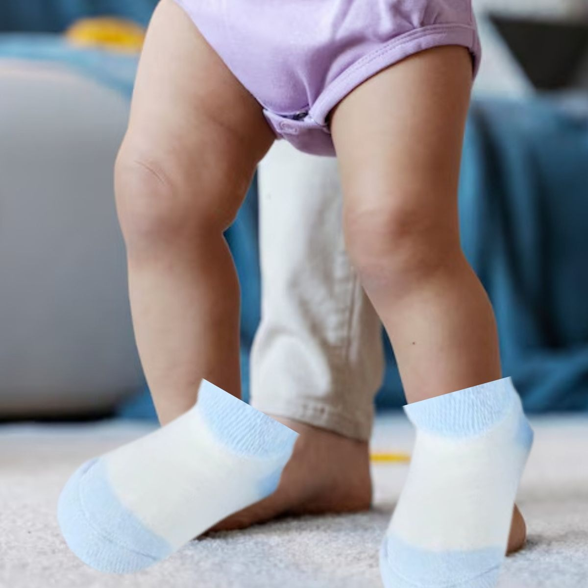 SET 10 CALCETINES TRANSPIRABLE PARA RECIEN NACIDO BEBE LAU - 2