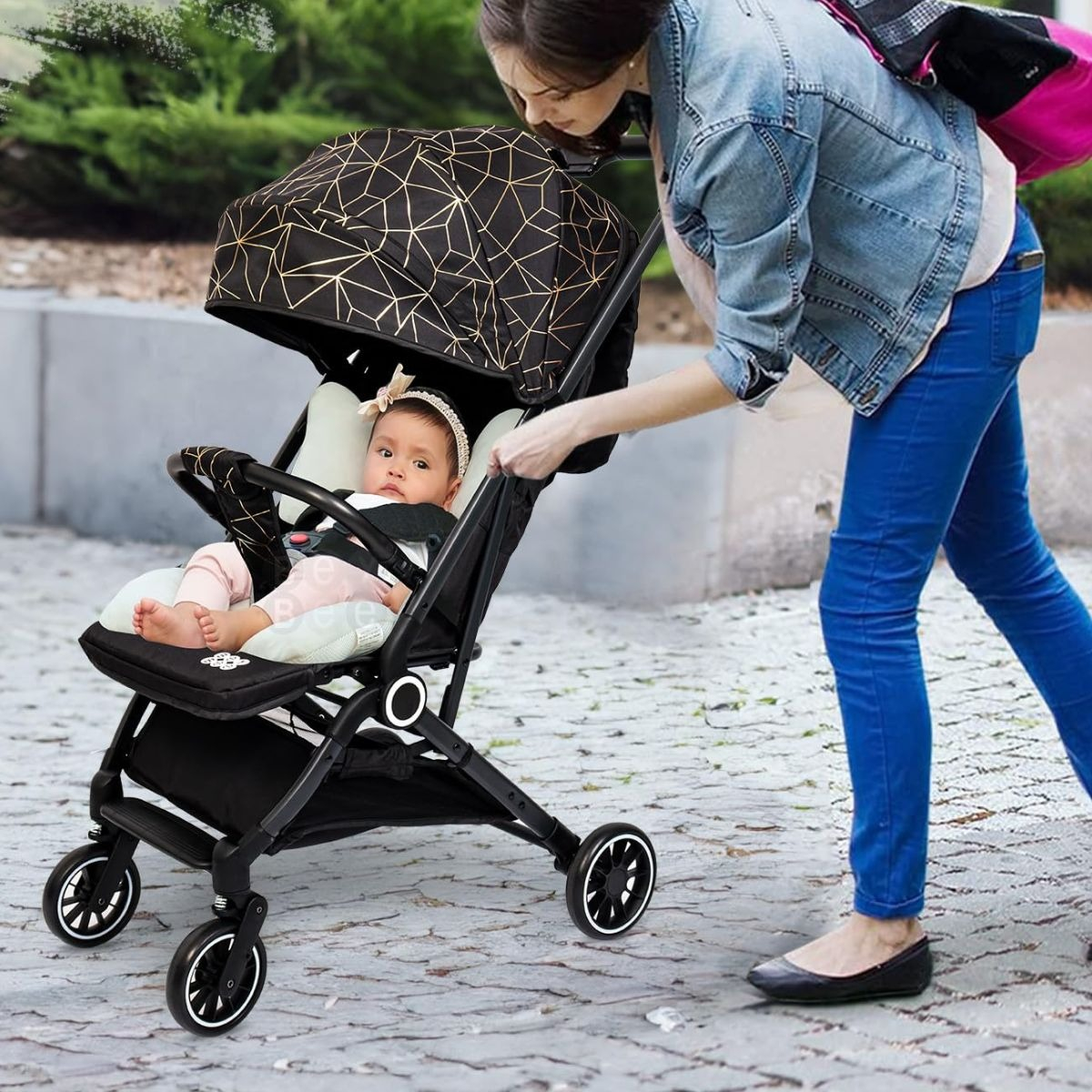 CARRITO COCHE DE BEBE ULTRALIVIANO RECLINA VIAJE PASEO LAU - 9