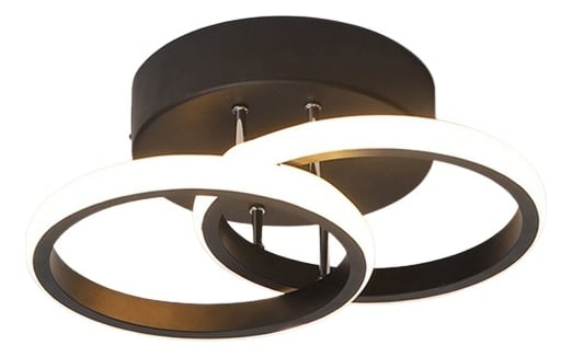 LAMPARA TECHO PLAFON CIRCULAR LED PASILLO BAÑO HOGAR LAU - 1