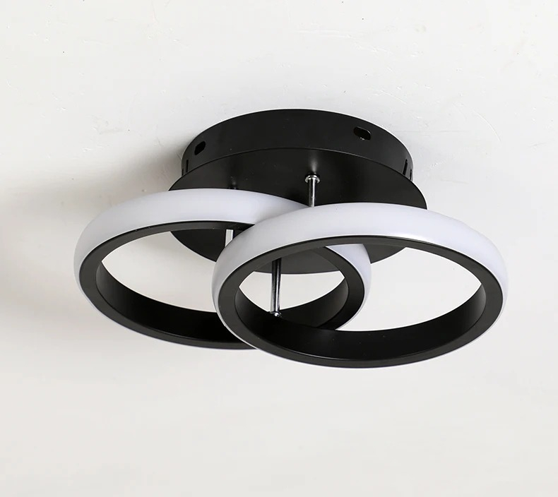 LAMPARA TECHO PLAFON CIRCULAR LED PASILLO BAÑO HOGAR LAU - 3