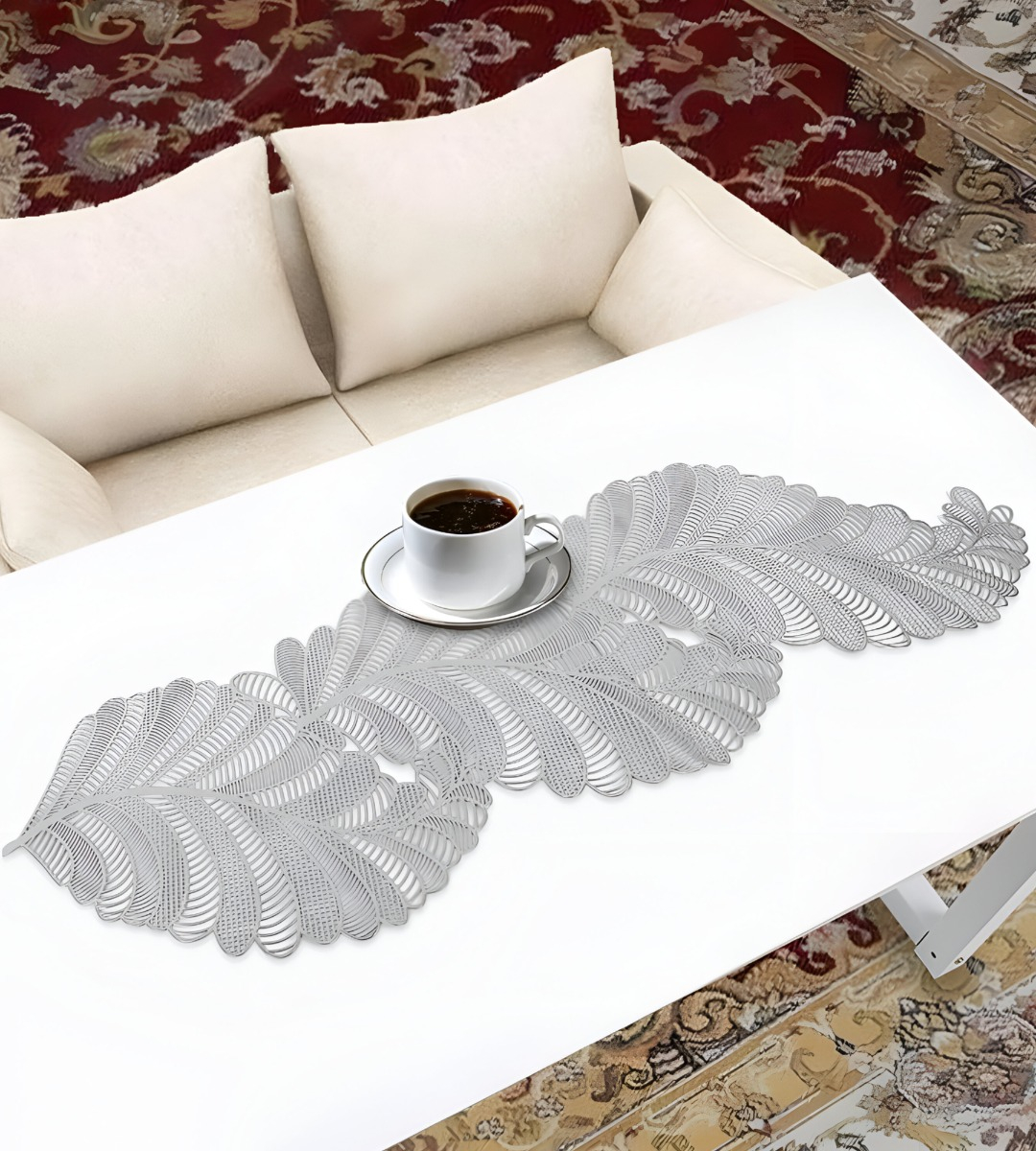 SET 3 CAMINO DE MESA DECORATIVO RESISTENTE IMPERMEABLE JHN - 7