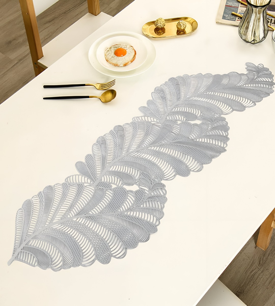 SET 3 CAMINO DE MESA DECORATIVO RESISTENTE IMPERMEABLE JHN - 8