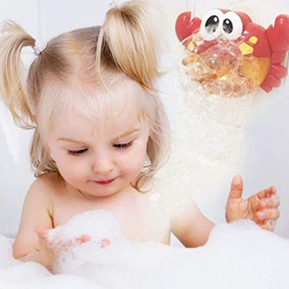 JUGUETE BAÑO BURBUJAS DUCHA MUSICAL CANGREJO BEBE LAU - 2