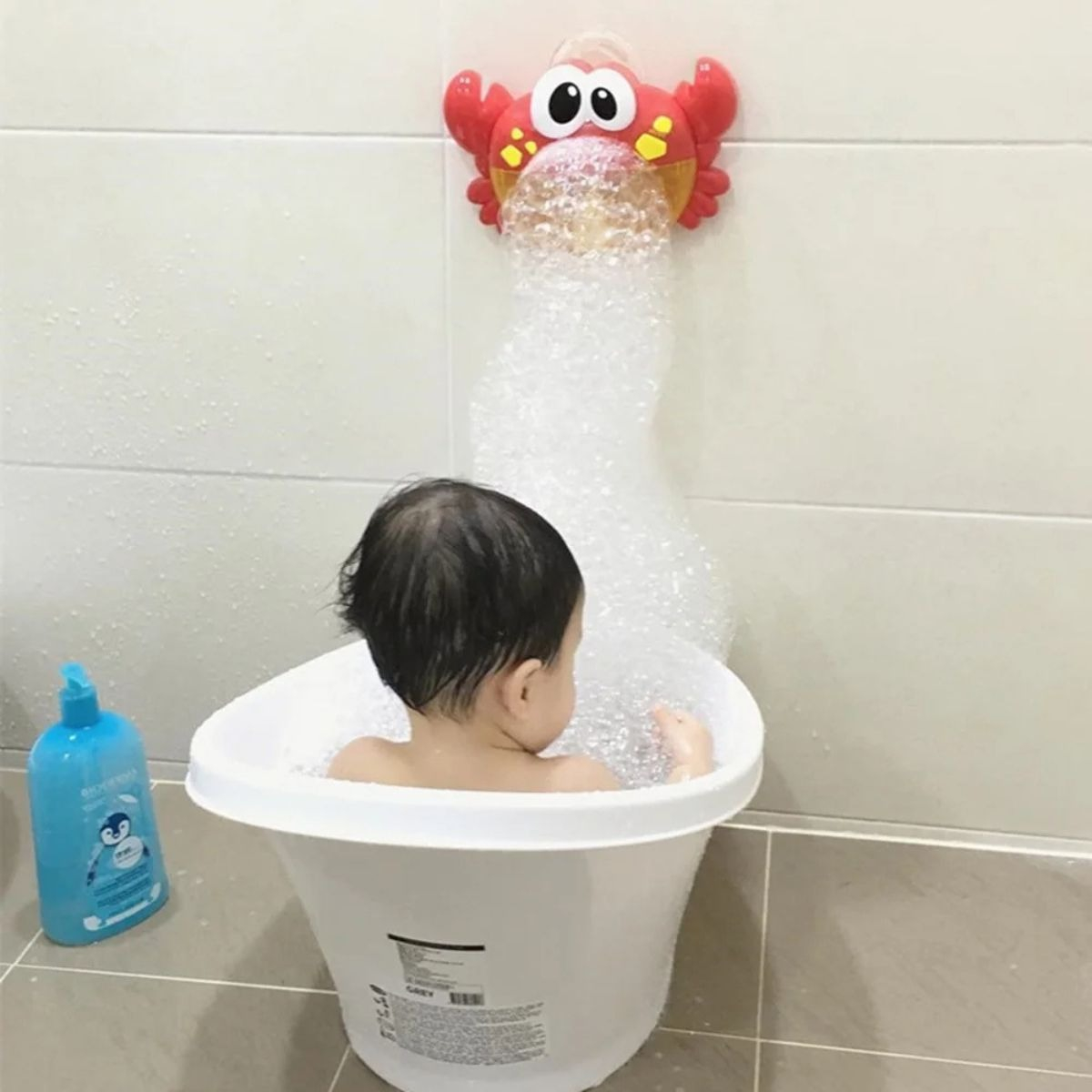JUGUETE BAÑO BURBUJAS DUCHA MUSICAL CANGREJO BEBE LAU - 7